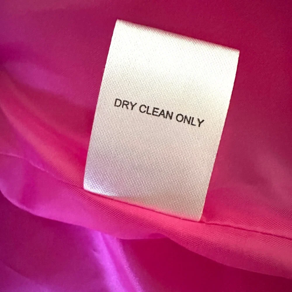 Talie Faux Fur Coat Women’s Vibrant Magenta Sz Small Winter Jacket Pockets side - Picture 7 of 10